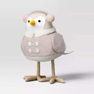 Wondershop 2023 Featherly Friends Loch 6" Fabric Bird Figurine Winter Christmas